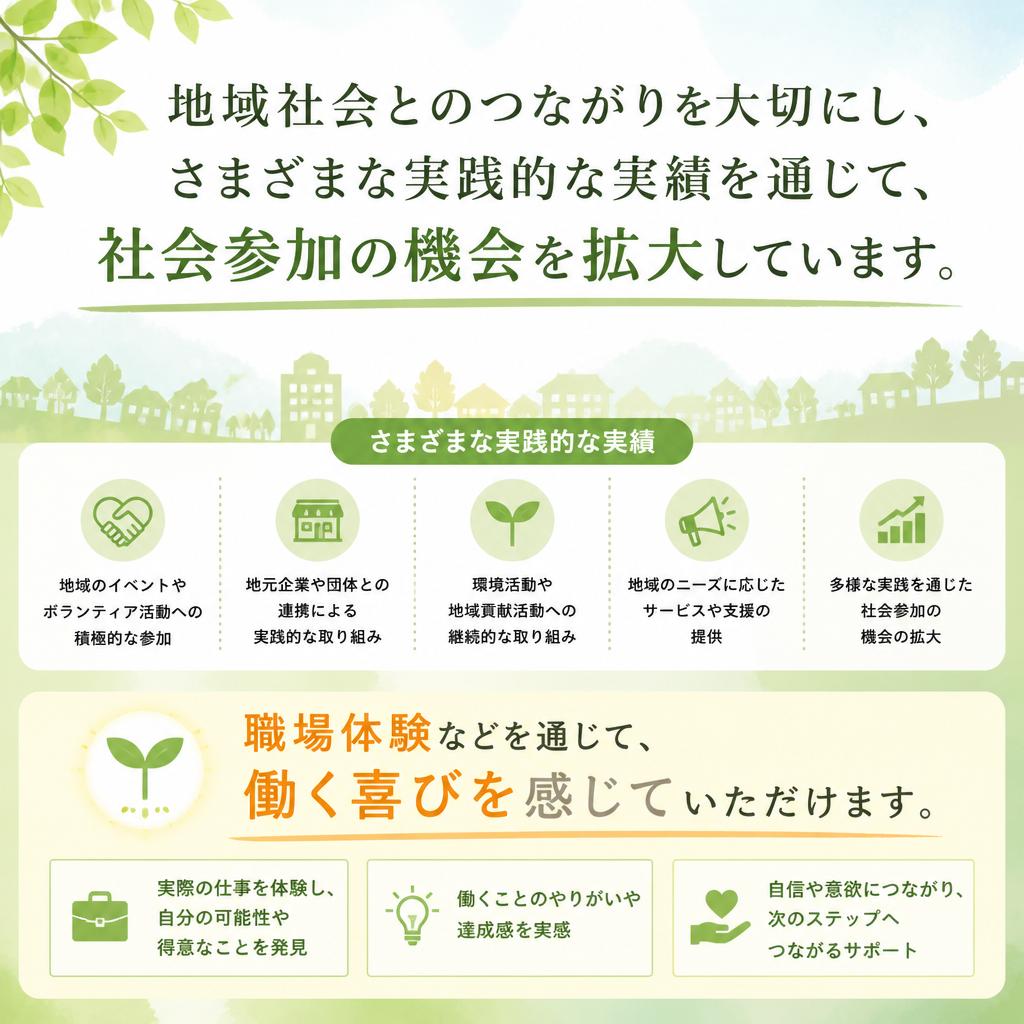 地域との連携で広がる可能性