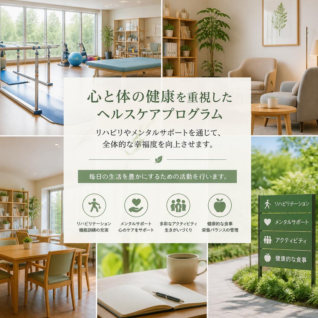 ヘルスケアで心身の健康を支える